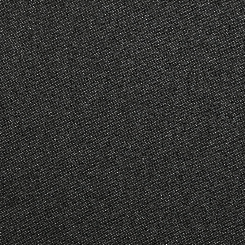 Sergé fin polyviscose noir