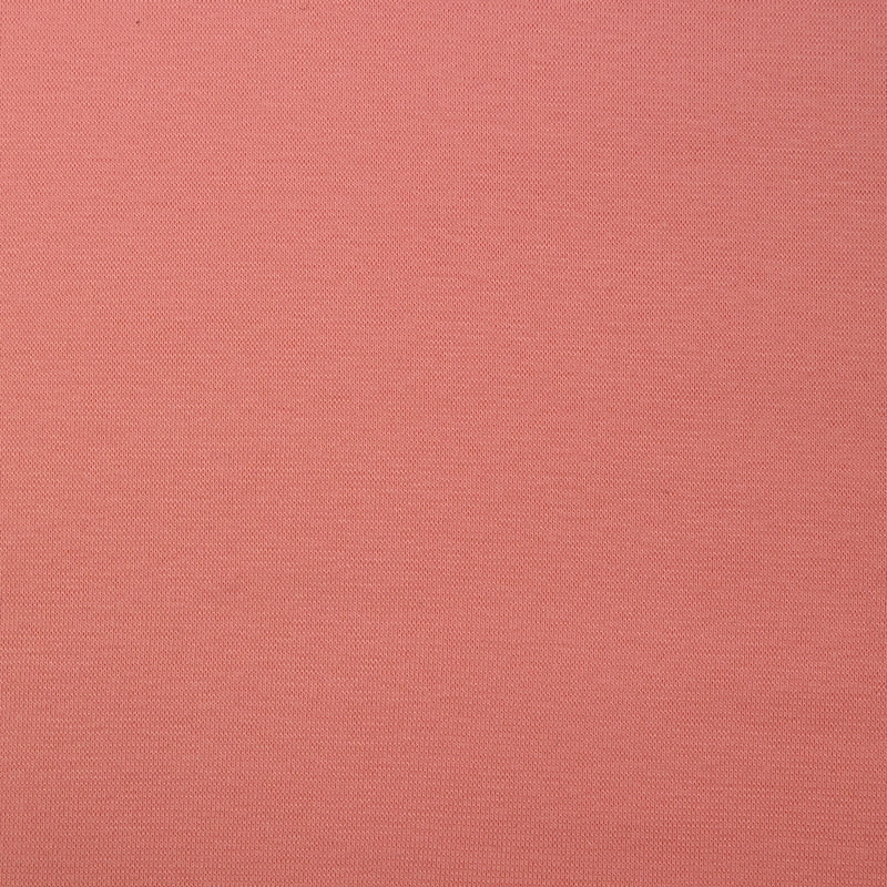 Jersey de coton interlock rose