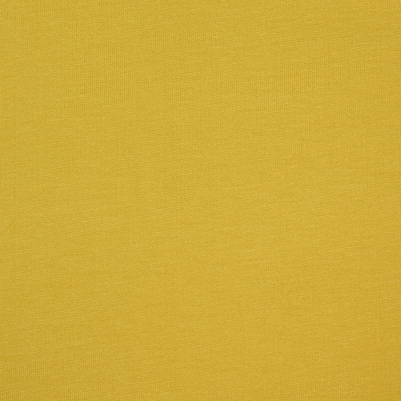 Jersey de coton french terry jaune tournesol