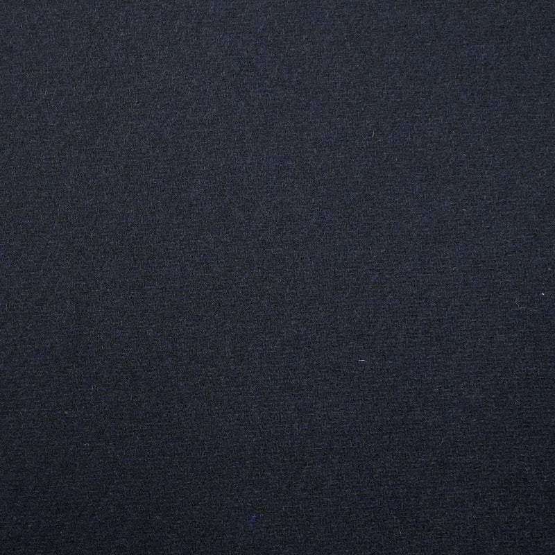 Sergé de laine mélangée bleu foncé