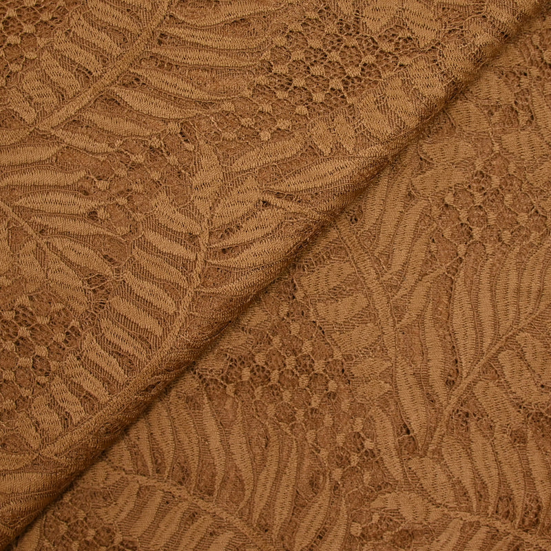 Cappuccino polyester lace