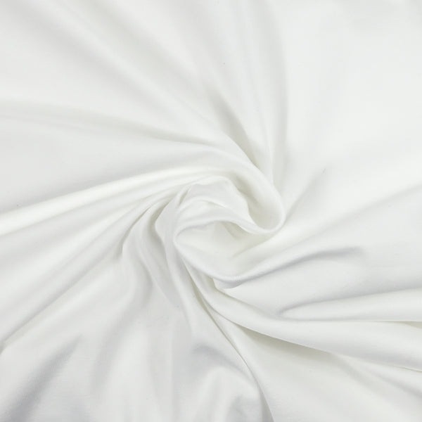 Jersey coton Bio blanc