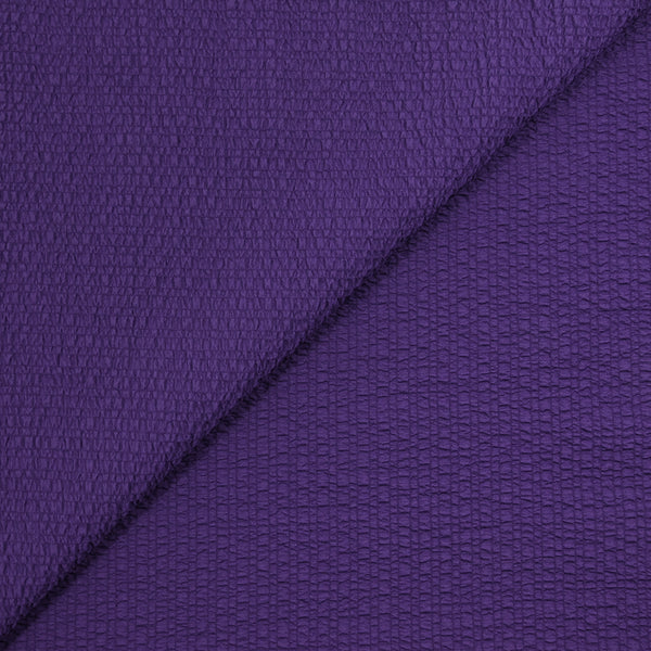 Toile gaufrée polyester violet