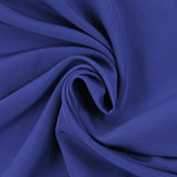 Polyester Crêpe Large Madeleine Bleu Roy