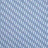 Cotton Popeline Printed Circles and Blue Found