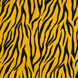 Cotton satin Elastane printed tigers mustard background