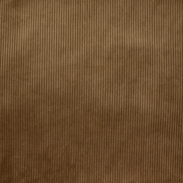 Velours côtelé polyester TM marron sépia