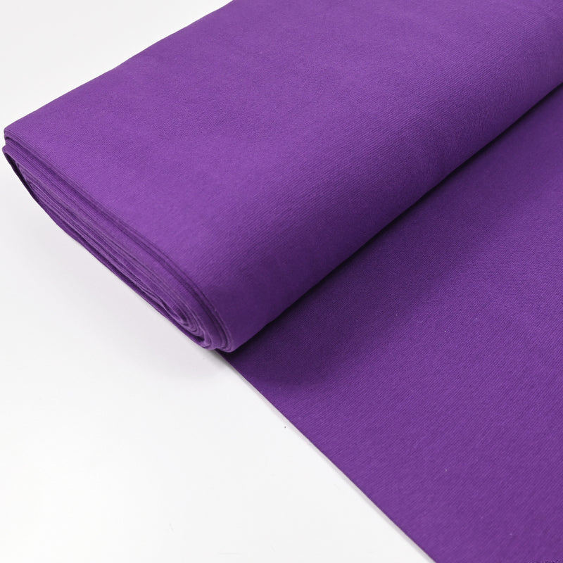 Bord-côte tubulaire violet vendu au mètre