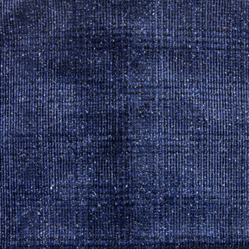 Velours de coton côtelé 3mm bleu chiné