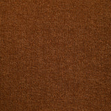 Maille polyester côtelée brun rouille