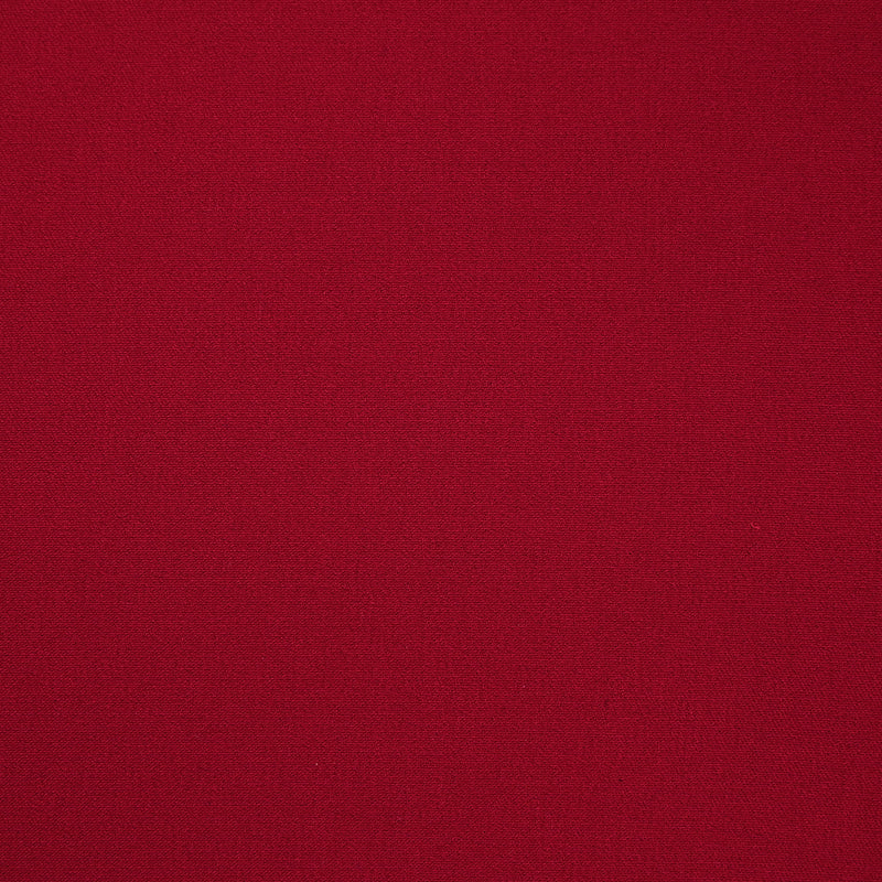 Crêpe sergé polyester rouge carmin