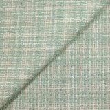 Tweed de polyester lurex Margaret vert d'eau