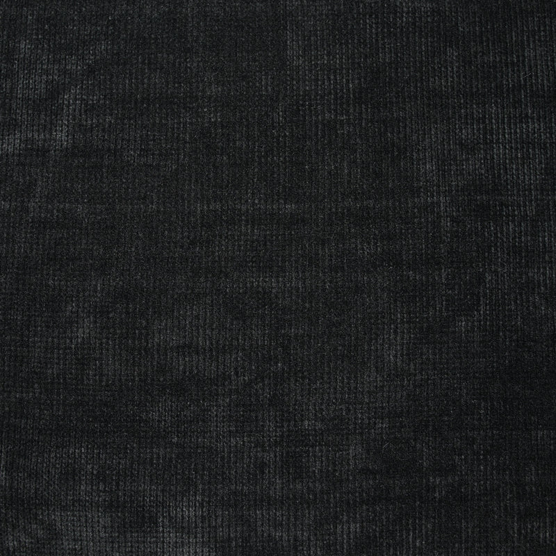 Maille côtelée polyester noir