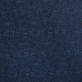 Dark blue polyester lace