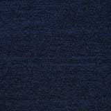 Maille polyester chiné bleu marine