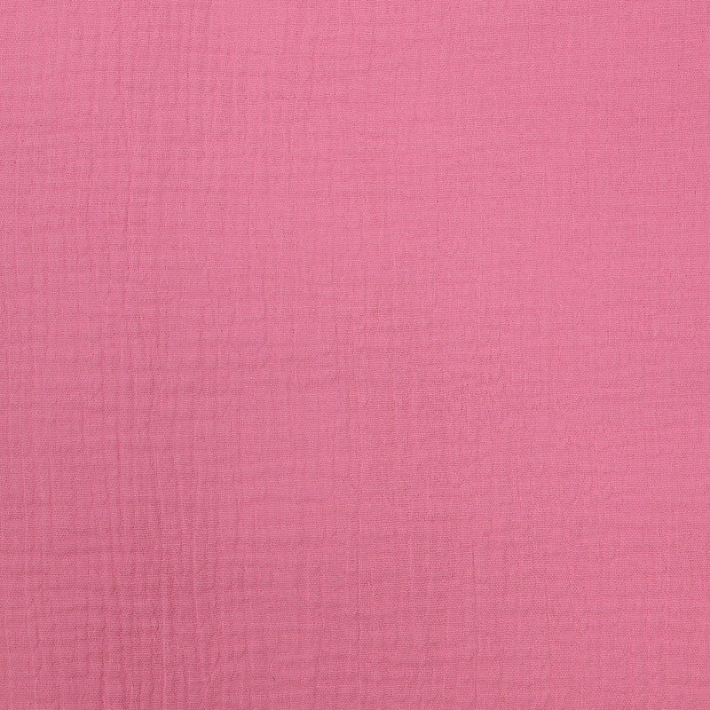 Doble gasa en algodón rosa Malabar