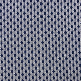 Maille ajourée fine à pois bleu marine