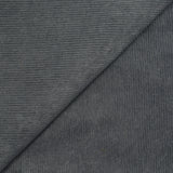 Velours côtelé polyester TM gris foncé