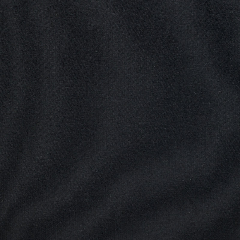 Molleton de coton Bio élasthanne fin french terry noir