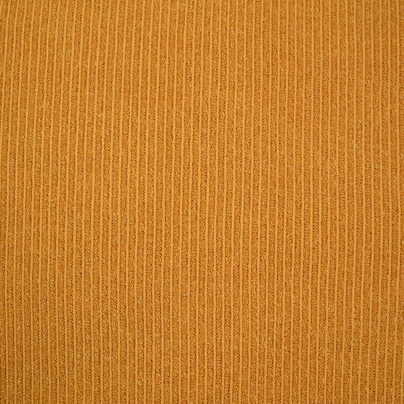 Maille Bianca côtelée jaune moutarde
