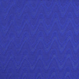 Maille fine polyester ondulations bleu