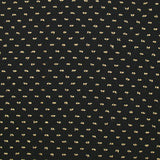Voile de polyester plumetis beige fond noir