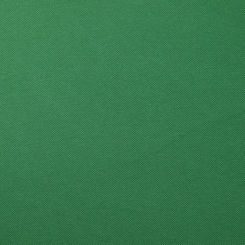 Jersey de coton piqué vert synthétique