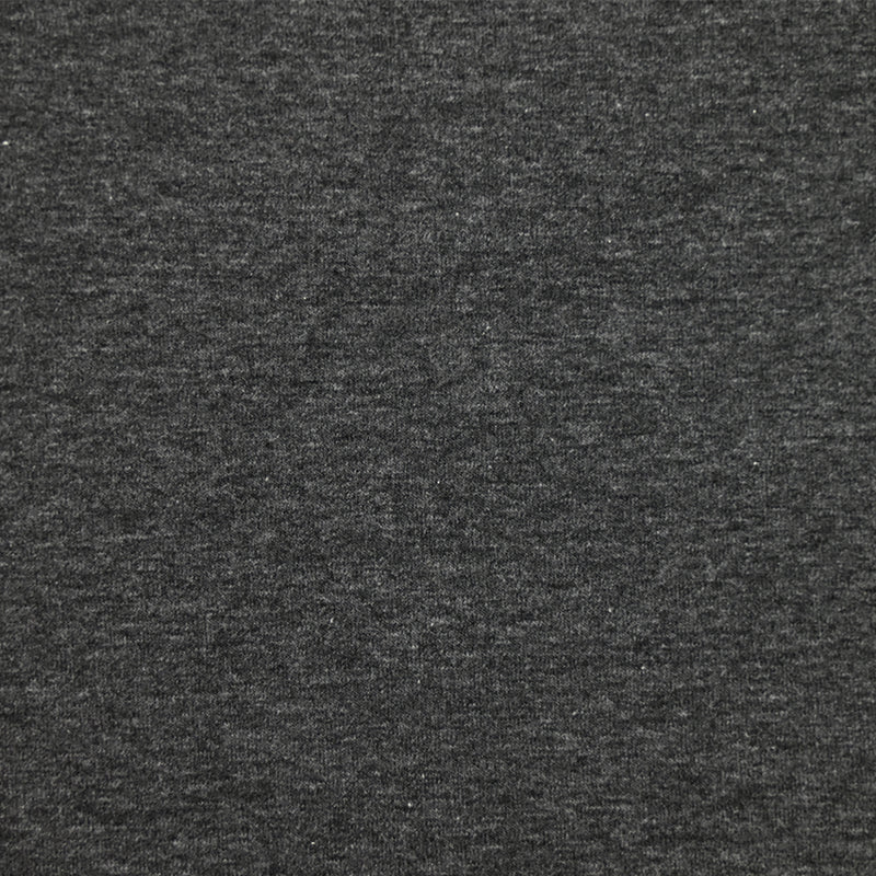 Jersey french terry cotton organic gray mouse