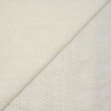 Broderie anglaise Coumba blanc cassé