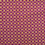 Viscose imprimée entrelacement fond lie de vin