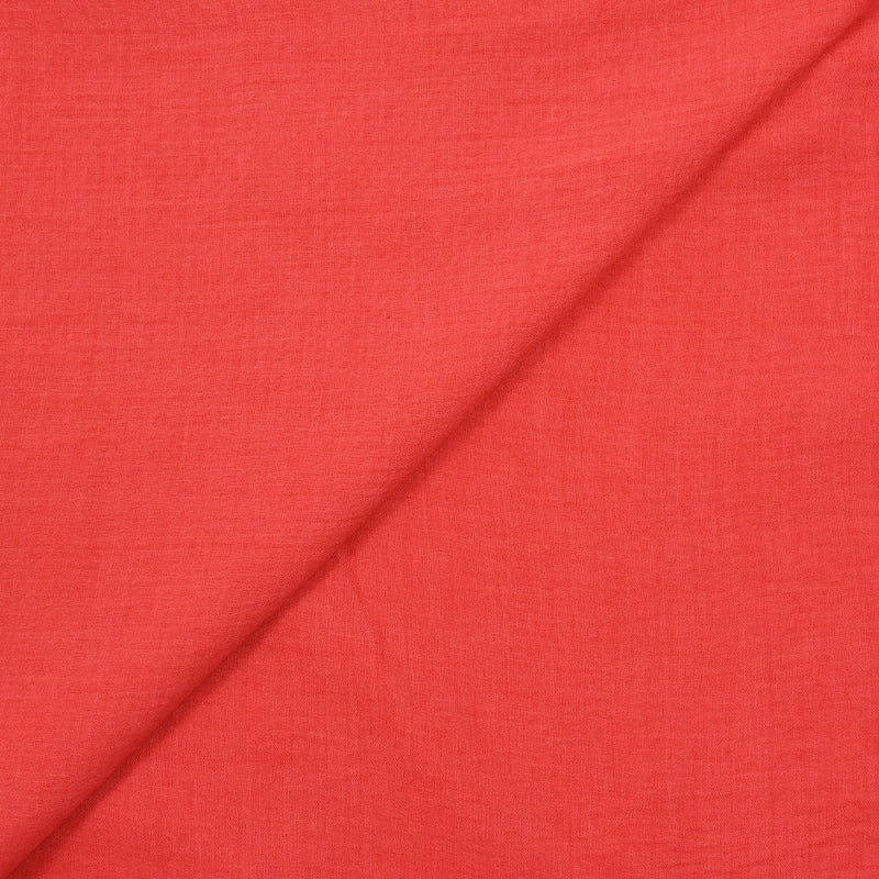 Voile de polycoton Vicky corail