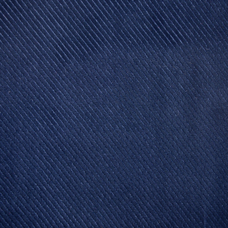 Velours de polyester souple sergé bleu marine