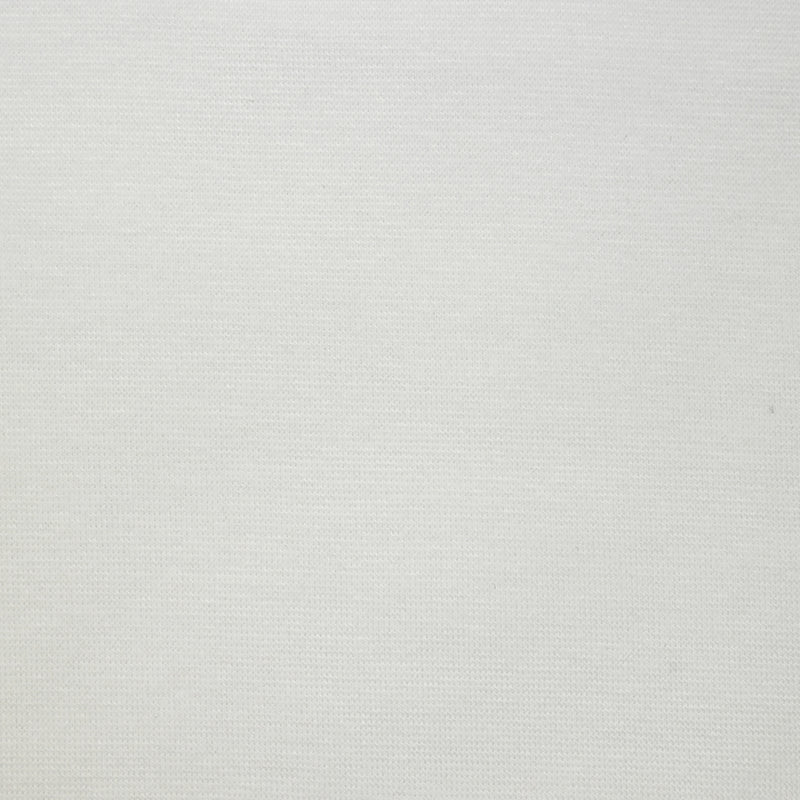 Jersey de coton interlock blanc