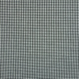 Coton vichy 3mm noir et blanc