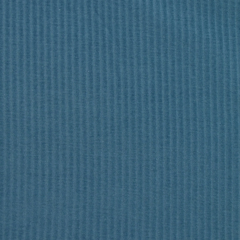 Jersey velours côtelé 5mm bleu sarcelle