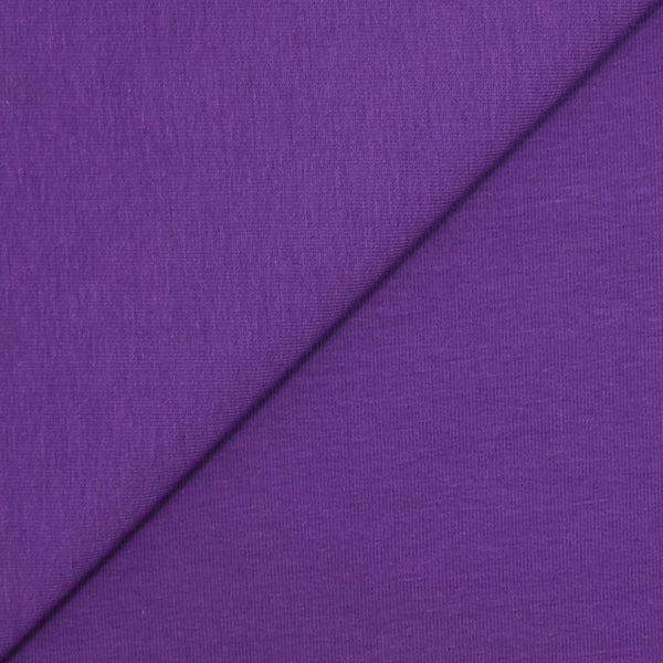 Jersey french terry coton Bio violet