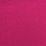 Maille fine polyester chevrons rose