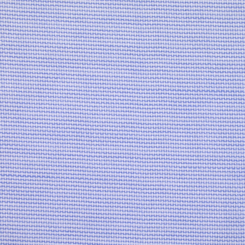 Coton fantaisie en croix bleu clair et blanc