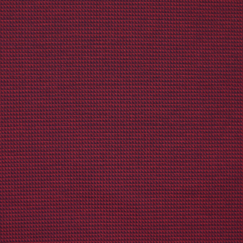 Coton fantaisie trois angles marine fond rouge