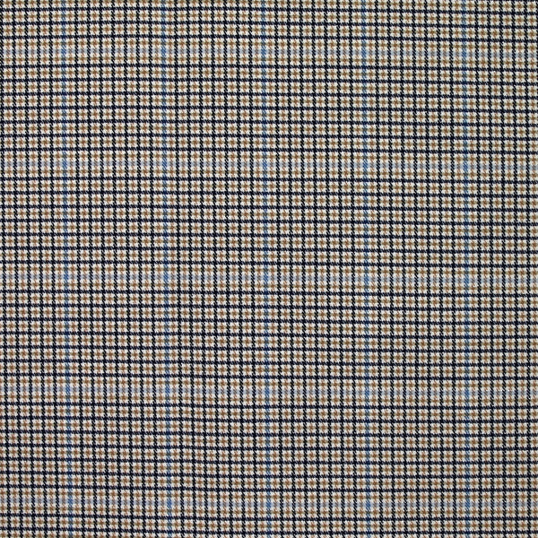 Polyviscose Lurex prince de galles Lilia bleu ciel