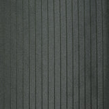 Twill de polyester rayé gris foncé et vert