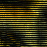Polyester mesh velvet scratches and flowers mustard bottom