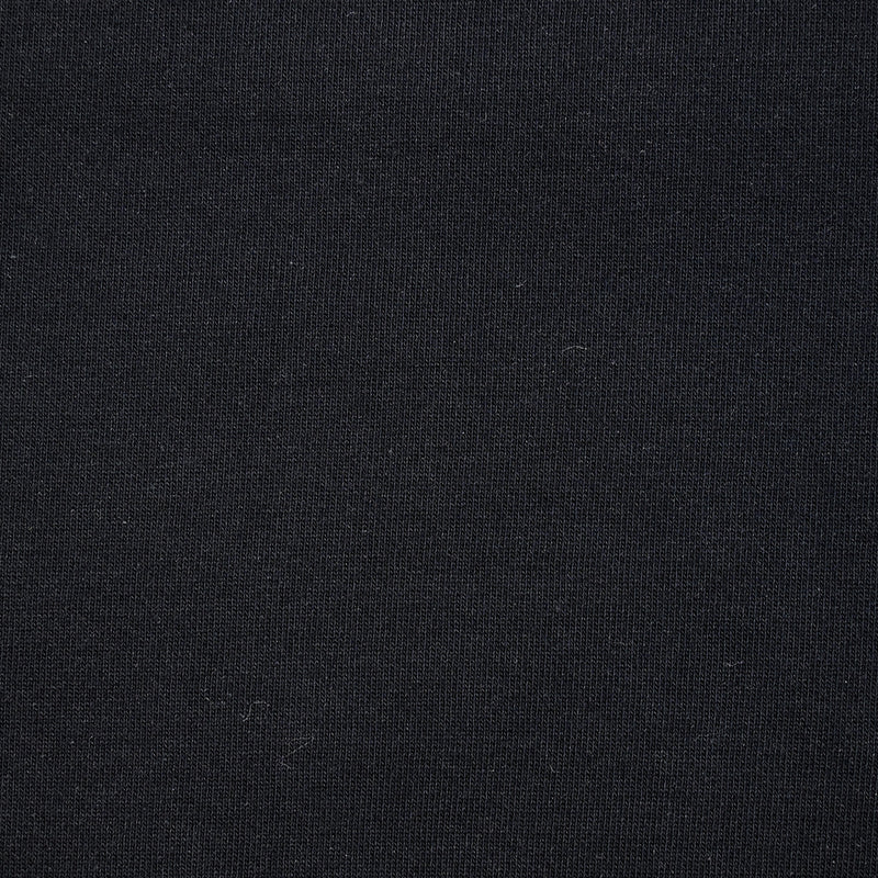 Molleton de coton élasthanne doux bleu nuit intense