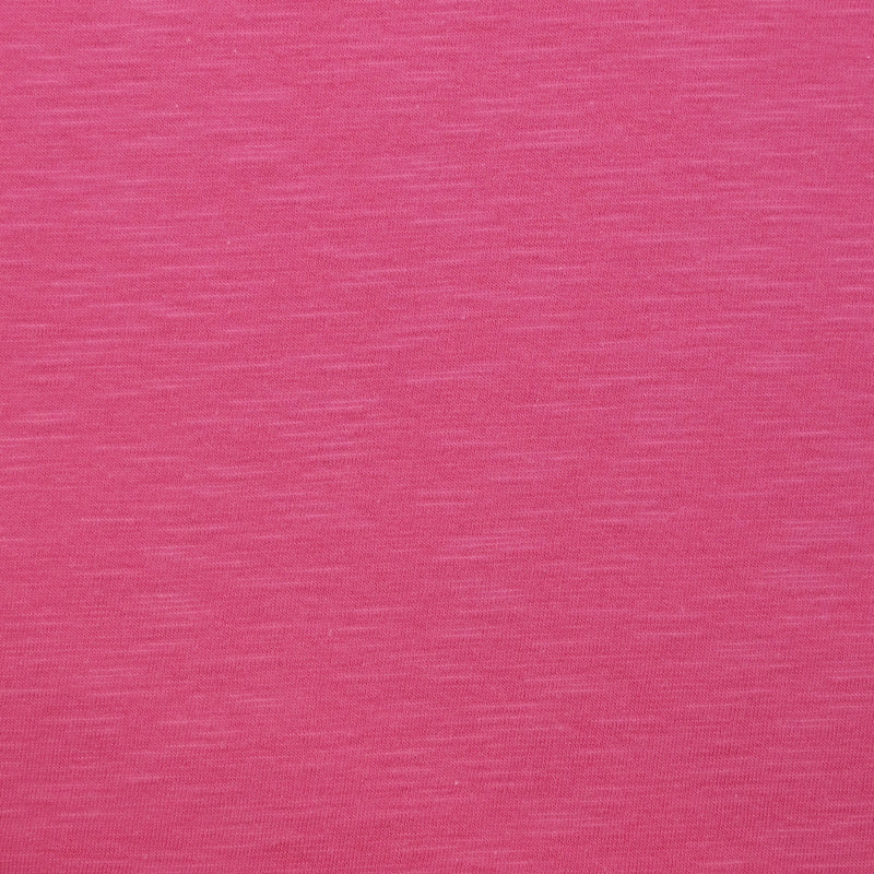 Jersey de coton flammé rose