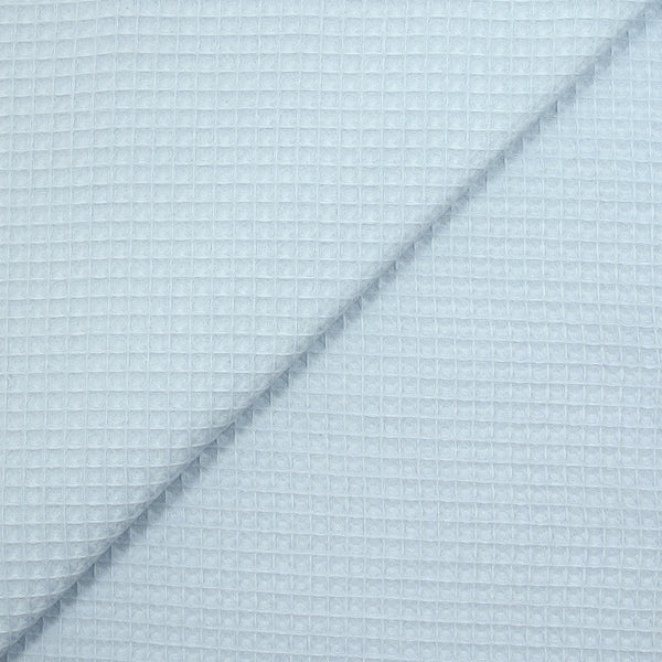 Coton 100% nid d'abeille bleu bébé