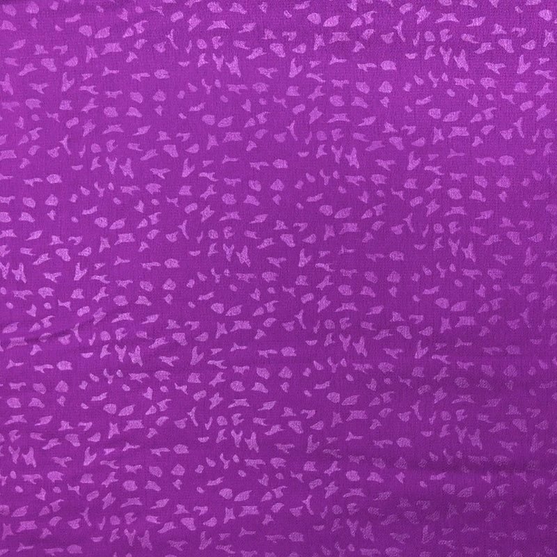 Crêpe satin de polyester Clarisse fond violet