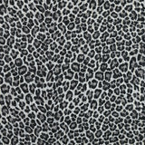 Mousseline lurex imprimée léopard des neiges
