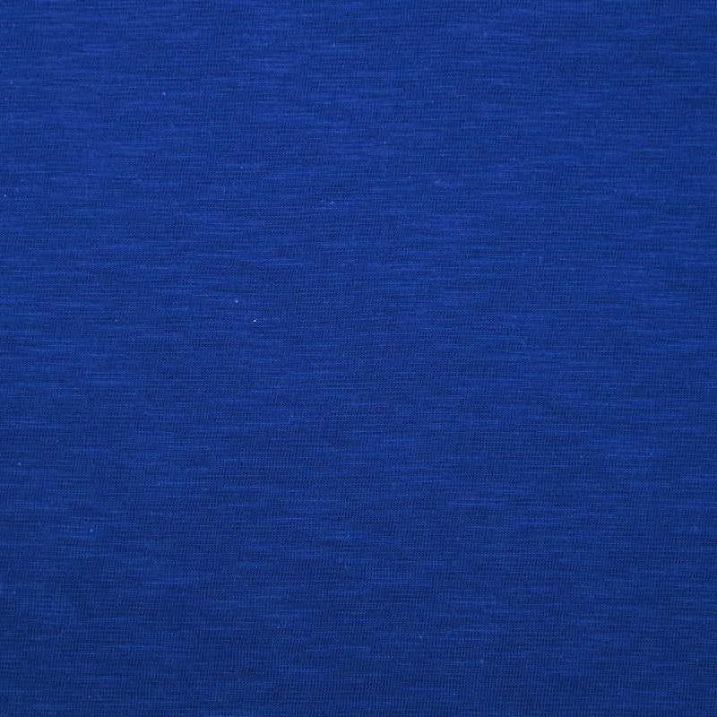 Jersey de coton flammé bleu atlantique