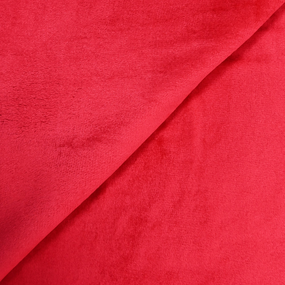 Polaire doudou Emma rouge – Les Coupons de Saint-Pierre