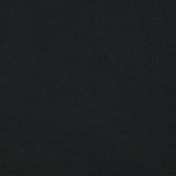 Jersey de coton flammé noir